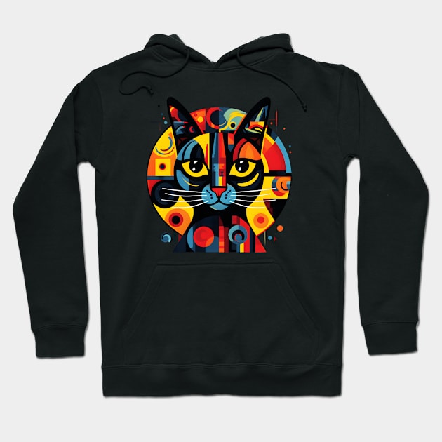 Cubism Cat Hoodie by illu